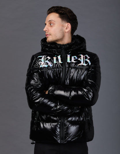 Black Shiny Jacket - Killer Holographic