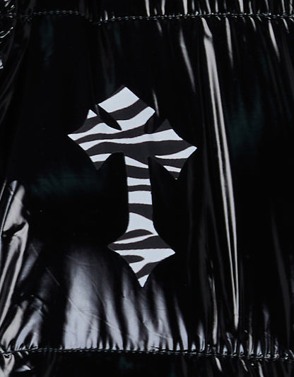 Black Shiny Vest - Zebra Cross
