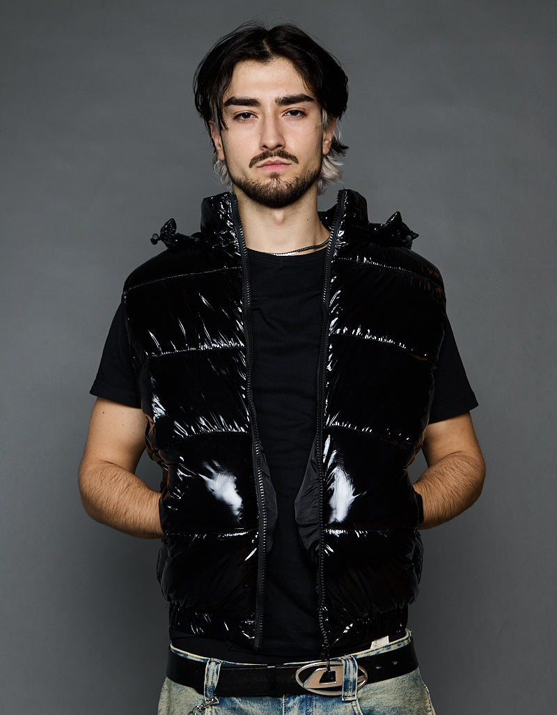 Black Shiny Vest - Classic (man)